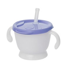 SKAKA 舒咔咔 孩童學習吸管杯, 酷藍, 150ml, 1個