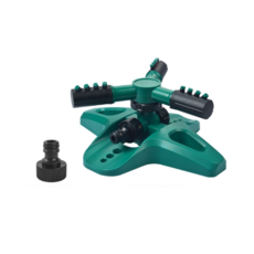 Roywing 扭轉式自動園藝灑水器 綠色 + 連接轉接頭組合, 1套