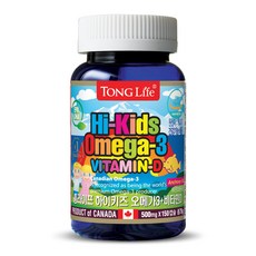 TONG Life 孩童Omega-3+維他命D膠囊, 150顆, 1罐