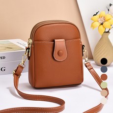 Elsso 手機迷你斜背包, 棕色