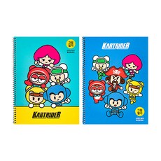 카트라이더 스프링 그림일기장, 랜덤발송, 2개