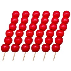 Mazing Choice 蘋果糖葫蘆模型 6入, 單一顏色