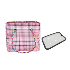 Beaurator 現代格紋浴袋 粉色, 1個
