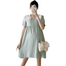 孕婦外出哺乳連身裙