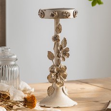 經典胸花蠟燭台, 象牙白