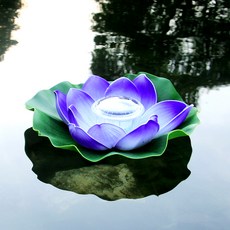 VISANG 太陽能蓮花庭園燈, 紫色