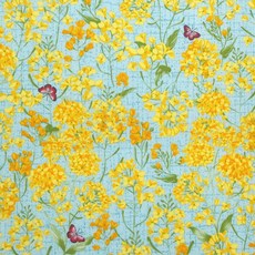 印花布料, 花 - 蝴蝶藍 (F-0429), 1入