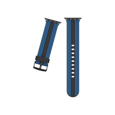 비쉐르 프로테일 애플워치 5 실리콘 밴드 스트랩 44mm, 블루