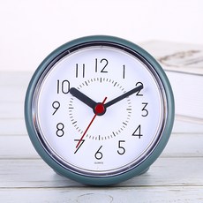 浴室簡約防水時鐘, 深綠色