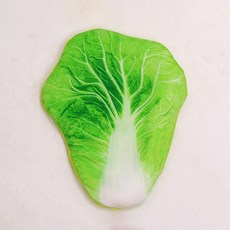 딩동펫 반려동물 프렌치 실사 방석, 배추, 1개