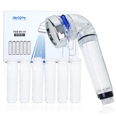 atojet 廚房用手持式水龍頭 附補充過濾器 6個, 1組