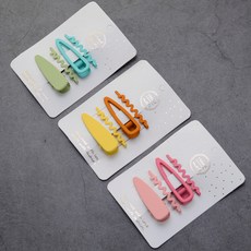 HANNAL RIBON 波浪造型+3角髮夾12件組