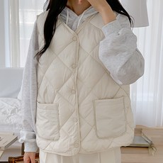 Lalaon 女性用輕量保暖絎縫鋪棉背心 TSP1532