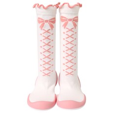 코뮤엘로 꼬무신 아동용 패션센스 프릴리본 니슈즈 보행기화