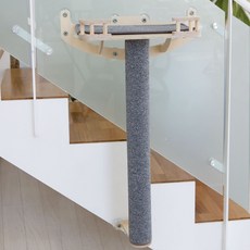 모넬로 고양이 원목 냥꿀 대형 캣워커 + 캣폴 85cm + 스크래쳐 2p 세트 GO23105, 그레이, 1세트