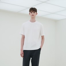 마인드브릿지 남성용 통기성 헤비웨이트 싱글 세미오버 티셔츠 MXTS31N2