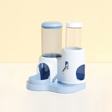 랜보어 햄스터 컬러 은신처 반자동 급수식기 135 x 122 x 165 mm, 블루, 1개