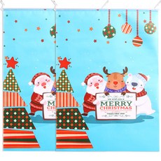 PARTYHAE 聖誕節橫幅布條 2入, 裝飾品