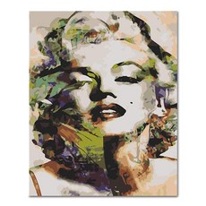 ADICO DIY繪畫瑪麗蓮的誘惑PFF16 40 x 50厘米, 混合顏色