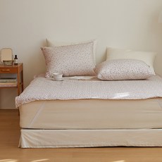 maatila Soft Dry 防滑防滑固定帶床墊, 甜豌豆