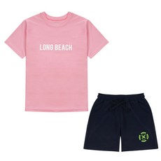 兒童款青少年抗菌短袖防磨衣短褲套裝 LE21-32