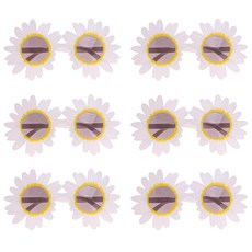 LivingDA 雛菊眼鏡, 白色, 6個