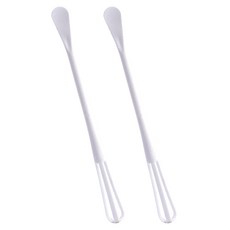 까사라이프 양면 다용도 머들러 거품기 2 x 22 cm, 화이트, 2개