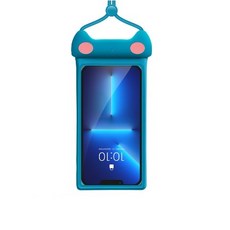 Lagenda 貓咪圖案防水袋, 綠色, 1個