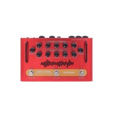 HOTONE Mojo Attack 2 通道 75W 落地放大器效果器, 紅/金線, NLF-2