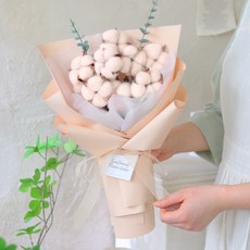 ScentBasket 蓬鬆棉花花束, 象牙白