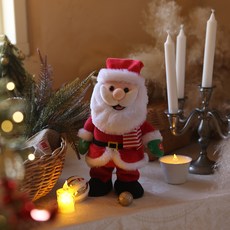 HOMETNER 聖誕節跳舞娃娃, 1個, 淘氣聖誕老人, 15 x 28 cm