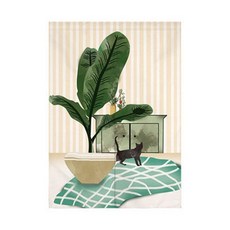 Vinterior 有貓的風景 隔間門簾, 09