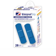 LaboRat 可盧雅藍色鋁膜防水膠布, 28片, 1盒