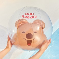 KiKi QUOKKA Happiness沙灘球, 1個, 35厘米, 琪琪·布朗