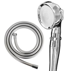 LIVINGiF 蓮蓬頭+軟管 2m, 1套, 銀色