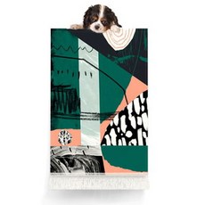 더플로우컴퍼니 북유럽 유니크한 태피스트리 겸용 다용도 도어 커튼