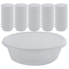 PP塑膠圓形餐盒 T250RD, 1件, 50個