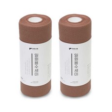 Kitchen-Art 洗碗巾, 棕色, 2捲, 60張