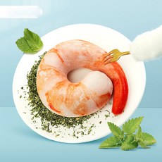 댕이와냥이 고양이 캣닢 마따따비 가득 애착 인형, 새우 L, 1개