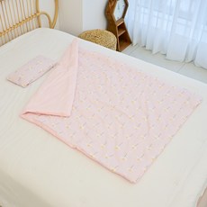 아띠블랑 코튼 신생아 침구 2종 세트, 데이지