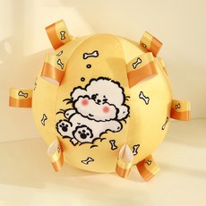 PASTEL PET 寵物角色絨毛球玩具, 1個, 黃色