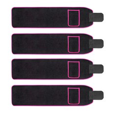 블럭마트 심플 허리 보호대 핑크, 4개