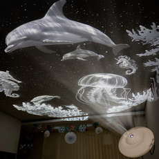 아오라 우주빔 무선 무드등, 화이트