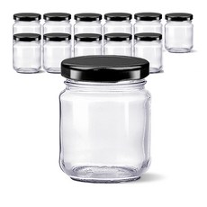 Mir Korea 直筒玻璃瓶150 黑色, 12個, 120ml