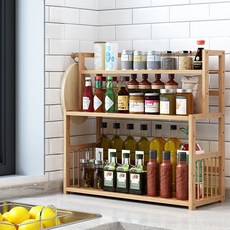 THE ZAKKA 多功能木質迷你3層收納置物架, 單色