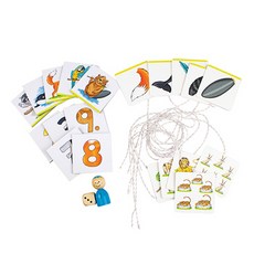 beleduc 配對尾巴跟著繩子走學習卡牌遊戲, 混合顏色, 1個