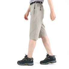 남성용 시원한 키아누 사방스판 7부 등산바지 YHS416