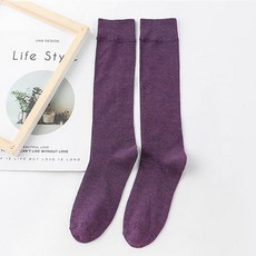 高爾夫及膝襪, 紫色, 1個