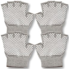 正直主婦防滑普拉提瑜珈手套 雙手穿戴 2組, 灰色