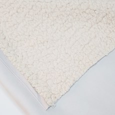 雙面羊羔絨柔軟背心 狗狗衣服製作布料, 象牙白, 1個